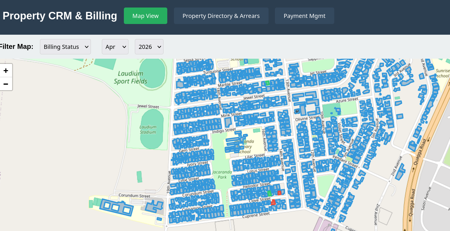 Payments Capture dashboard